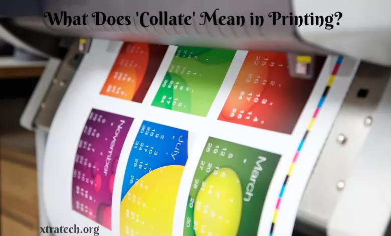 What Does Collate Mean?